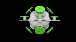 DRONE SFERICO 12 ELICHE DA 6,8 CM WATERPROOF