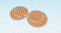 Earrings "Waves 2"