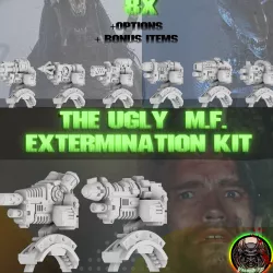 End Of Year Sale! 75% Off : The Essential Ugly M.F Extermination Kit - Shoulder/ Pack Combi Weapons