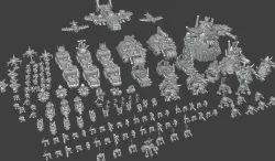 Epic Ork 6-8mm scale mega pack (presupported)