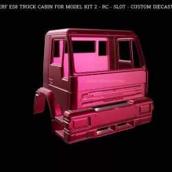 ERF ES8 TRUCK CABIN FOR MODEL KIT 2 - RC - SLOT - CUSTOM DIECAST