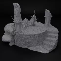 fantasy ruins platform for wargames