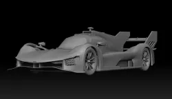 Ferrari 499P Racecar 2023