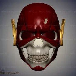 Flash Skull Mask - Fan Art 3D print model