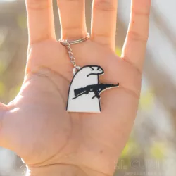 Flork Terrorist Keychain Keyring Keichain