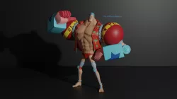 Franky time skip - One piece 3d print model