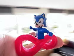 FREE Super sonic the Hedgehog - Super speed legs Mini figure attachment