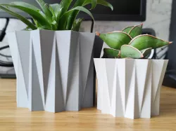 Geometrical Crystal - Pot and planter for House Plants - Vase mode