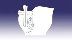 gravestone partly cross with two roses v2
