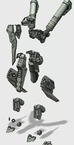 Graze Death Hound Custom Part Set