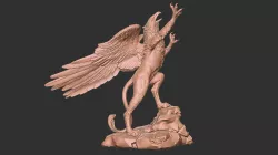 Griffin 3d print model