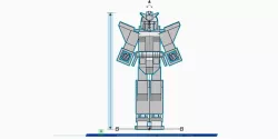 Gundam FU-69 with snap together ball joints