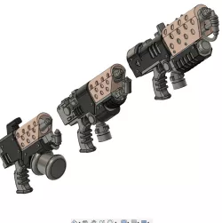 Hand-held Flamethrowers For Space Stormtroopers