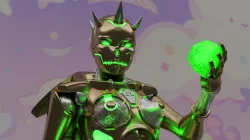 Happy Female Necro Queen [Pre-Supported]