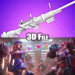 Heartthrob Caitlyn League of Legends STL files