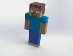 Herobrine Minecraft 3D
