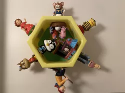 Hexagon Cube shelf for Tonie Box figures