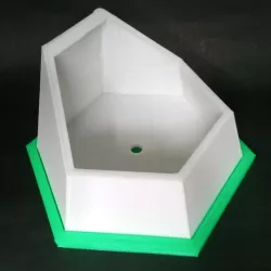 Hexagonal pot / Maceta hexagonal / Hexagonal pot