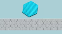 Hexagonal Wall Panel A10 - Interior Design Decoration