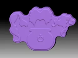 HOCUS POCUS CAULDRON SOLID SHAMPOO AND MOLD FOR SOAP PUMP