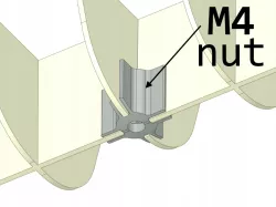 HOLDER FOR THE SHIP MODEL TO BE MOUNTED ON A STAND [M4]