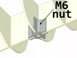 HOLDER FOR THE SHIP MODEL TO BE MOUNTED ON A STAND [M6]