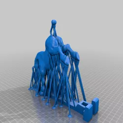 Horse phone holder meshmixer