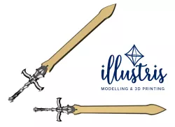 IKE Ragnell Sword STL FILES [Fire Emblem: Path of Radiance]