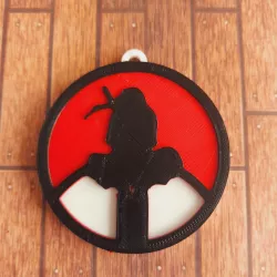 Itachi Moon Keychain