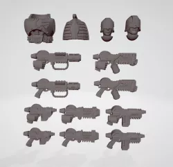 Judge Dredd Marine Parts Pack