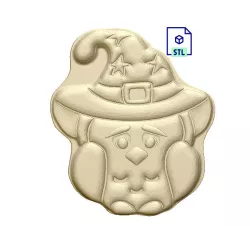 Kawaii Owl Wizard STL FILE FOR 3D PRINTING - LASER CNC ROUTER - 3D PRINTABLE MODEL STL MODEL STL DOWNLOAD BATH BOMB/SOAP