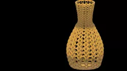 Knitted vase