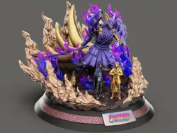 Kurama Susanoo Naruto Sasuke 3D print model