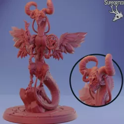 Kyrhios, The Exalted One (Supported) (80mm Base)