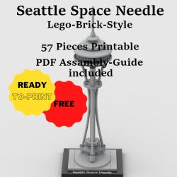 lego space needle instructions 3D Models | Page 1 | STLFinder