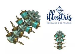 LINK Zonai Energy Cell Belt Detail STL FILES [Legend of Zelda: Tears of the Kingdom]