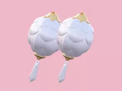 Lotus Bud Earrings - For Zelda from ToTK