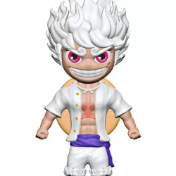 Luffy D. Monkey Gear 5 ( One Piece ) iñaki godoy,  FUSION, MASHUP,  COSPLAYERS, ACTION FIGURE, FAN ART, CROSSOVER, TOYS DESIGNER,  CHIBI
