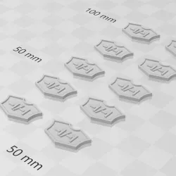 MAGIC THE GATHERING - 1 COUNTERS / STL FILE