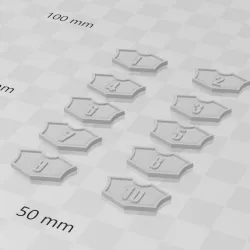 MAGIC THE GATHERING LOYALTY COUNTERS - STL FILE