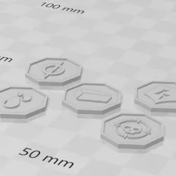 MAGIC THE GATHERING UTILITY COUNTERS - STL FILE