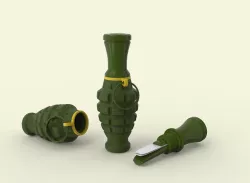 MALLARD DUCK CALLS - DOUBLE REED "HAND GRENADE"