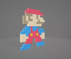 Mario Pixel Art