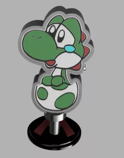 mario yoshi light box