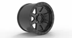 Matte Bronze W Black Lip Edge & Black Bolts Black Rhino Baker Wheel