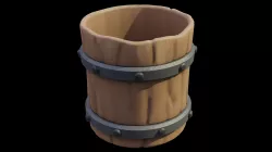 Medieval miniature bucket