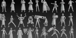 Mega Pack of Miniatures - Naruto