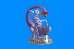 Mewtwo and Mew Xmas