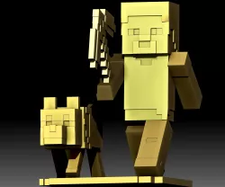 MineCraft 3d model STL file printable