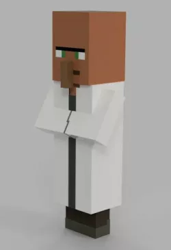 Minecraft 3D Villager